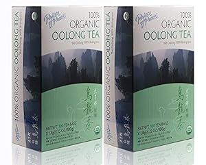 Prince of Peace Organic Oolong Tea, 2 Pack - 100 Tea Bags Each – 100% Organic Black Tea – Unsweetened Black Tea – Lower Caffeine Alternative to Coffee – Herbal Health Benefits