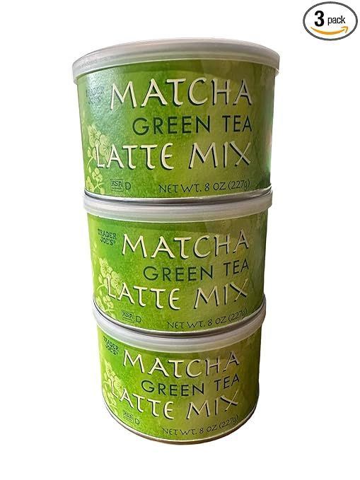 Trader Joe's Matcha Green Tea Latte Mix (Pack of 3)